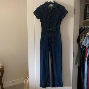 Show Me Your Mumu Denim Jumpsuit